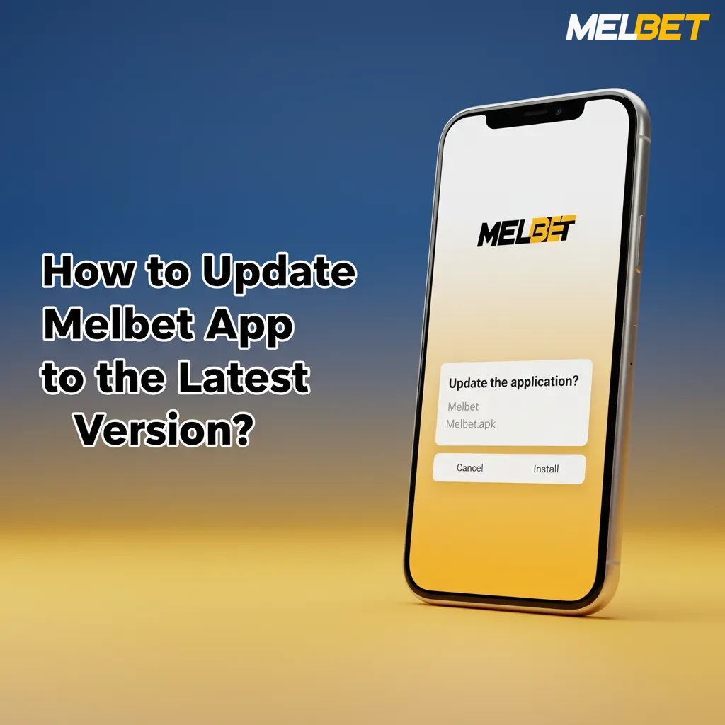 Melbet app update steps: in-app prompt, install latest APK, refresh iPhone PWA, check storage.