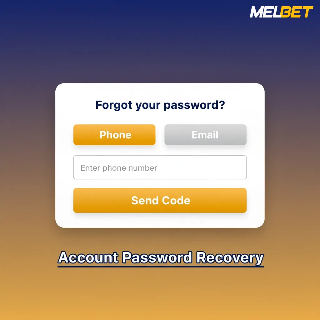 Password recovery guide: open Log in > Forgot password; pick email/phone/ID, verify OTP/link, set new password, sign in.