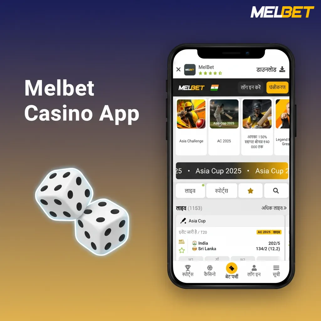 Melbet Casino app: one-tap from home; switch to slots, tables, live games; fast INR betting and promos.